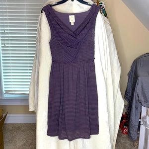 Purple Anthropologie dress